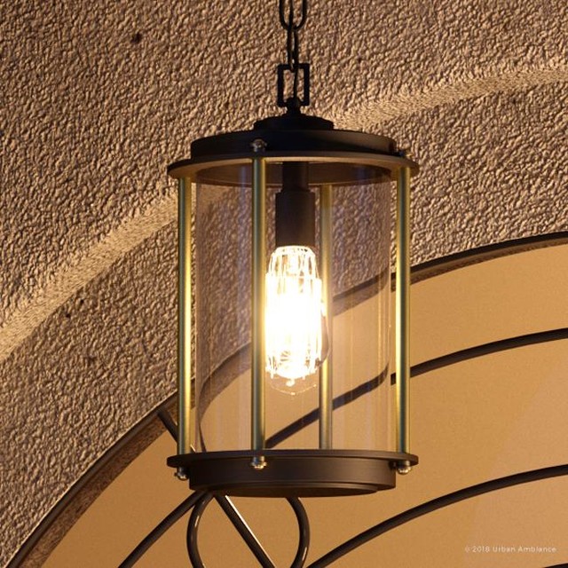 Luxury Vintage Outdoor Pendant Light Durham Series Architectural Bronze Transitional Hanging Lights By Urban Ambiance Houzz Luxury Vintage Outdoor Pendant Light, Retro Outdoor Light Fixtures