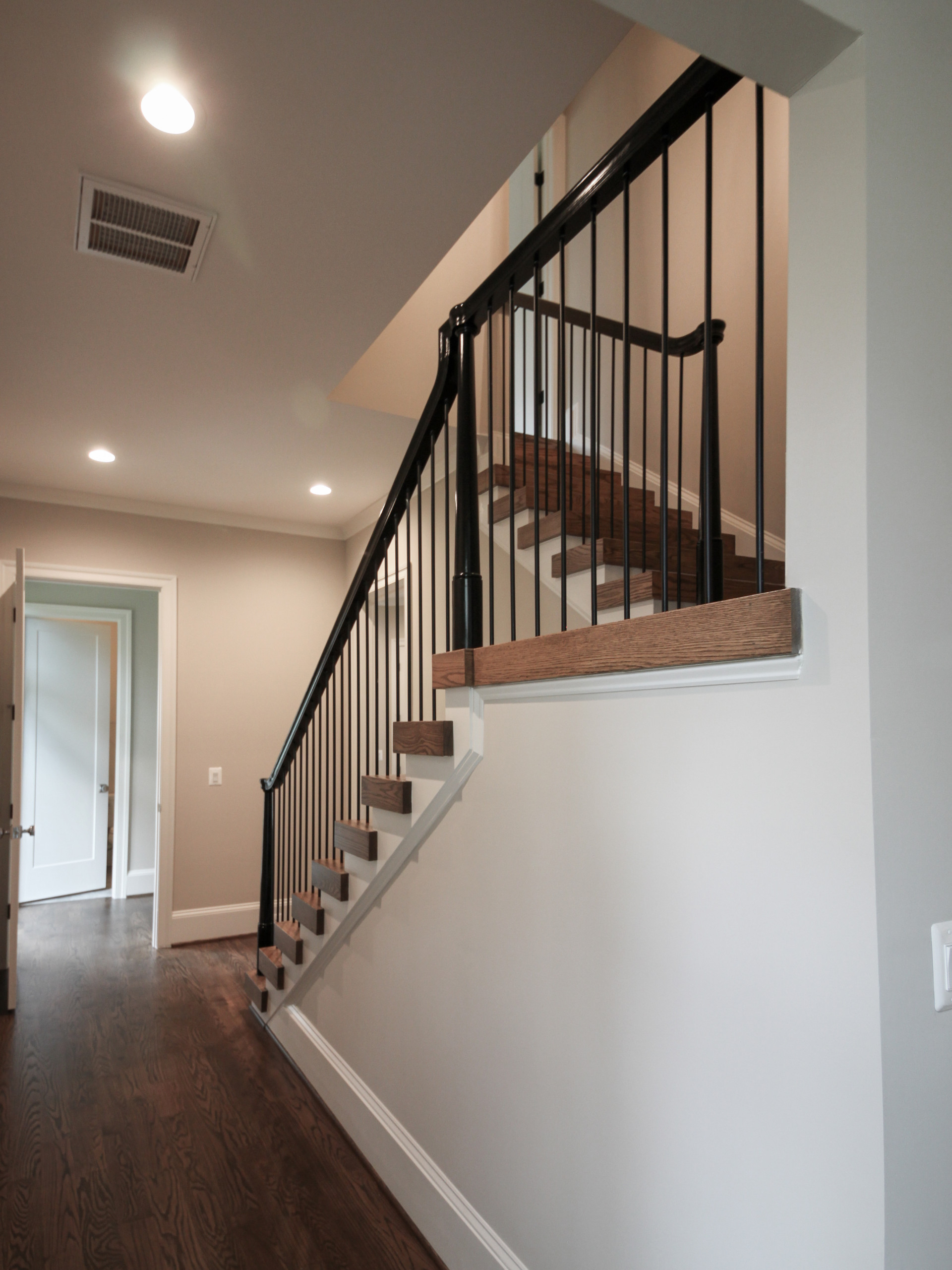 89_Eclectic and Edgy Staircase in French Contemporary Residence, McLean VA 2210