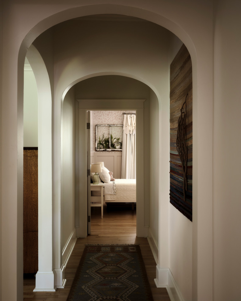 Inspiration for a french country hallway remodel in Denver