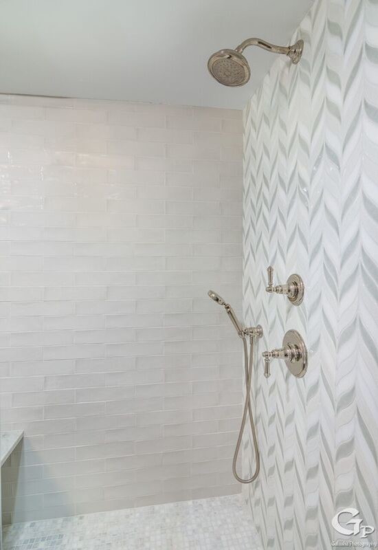 Modern loft bathroom with antiqe feel