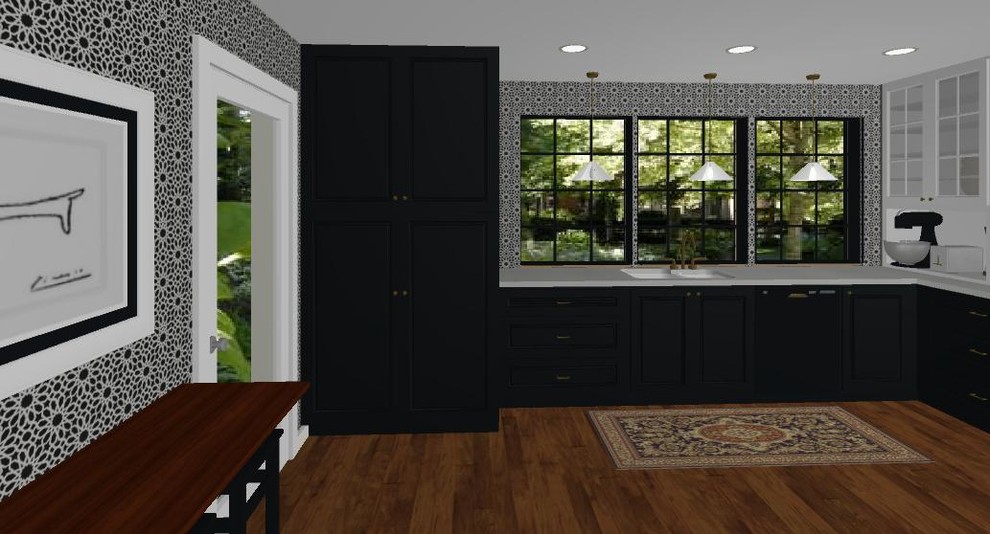 Inspiration for a transitional home design remodel in Austin