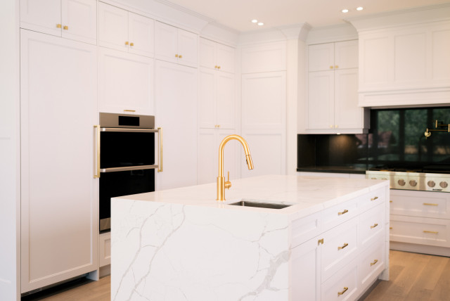 Transitional Toronto House nyklassisk-koekken