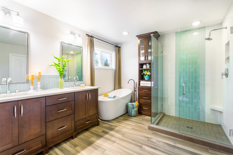 Sammamish Master Bathroom - Transitional - Bathroom - Seattle - by ...