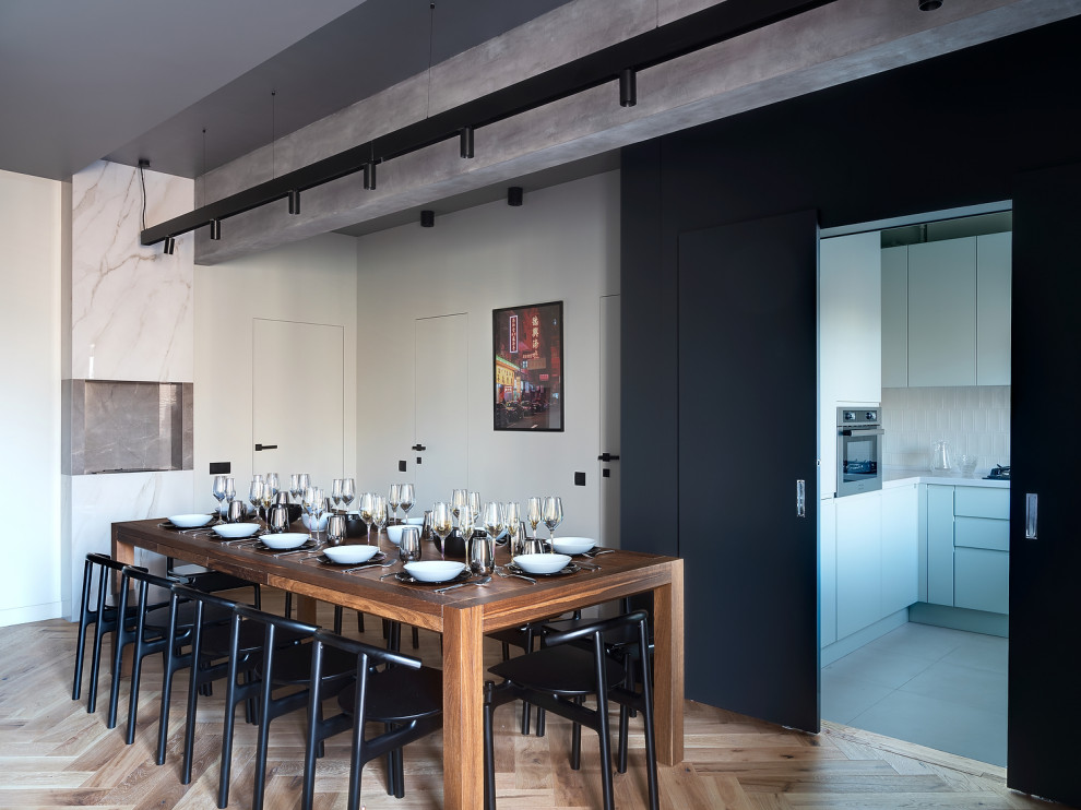 Встроенная вытяжка Konigin Flatbox Black 60 в ТВ проекте.