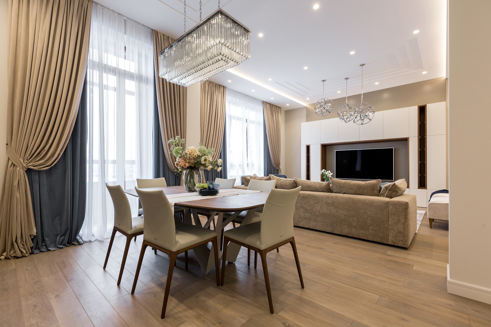 Интерьер квартиры в ЖК MILKHOUSE 170м^2