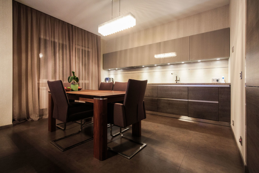 Частная квартира с современным интерьером.