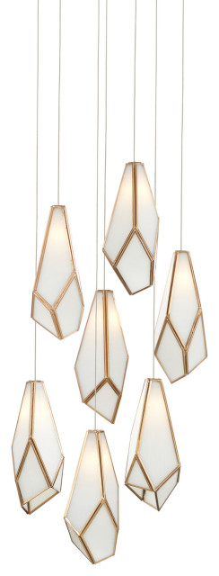 Posh 7-Light Round Multi-Drop Pendant main image 0