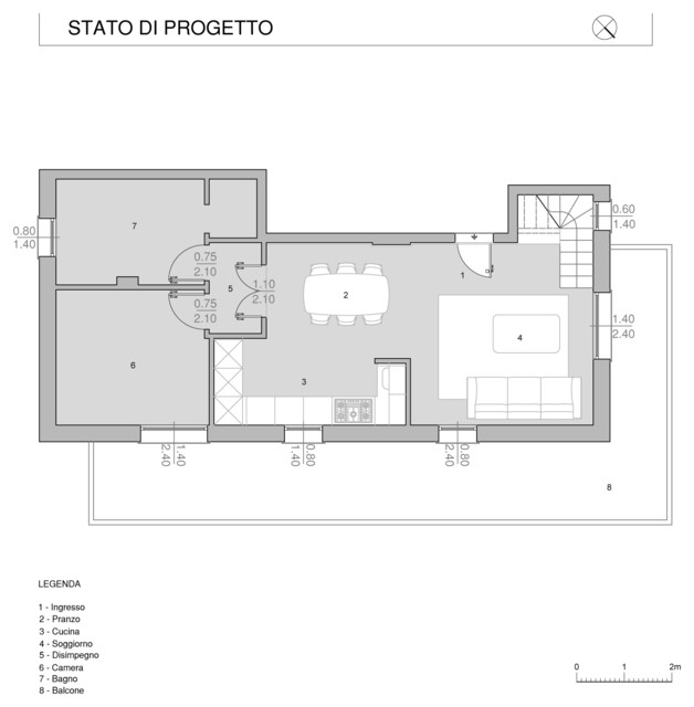Appartamento al mare modern