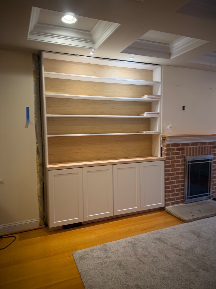 Living Room Custom Bookshelf