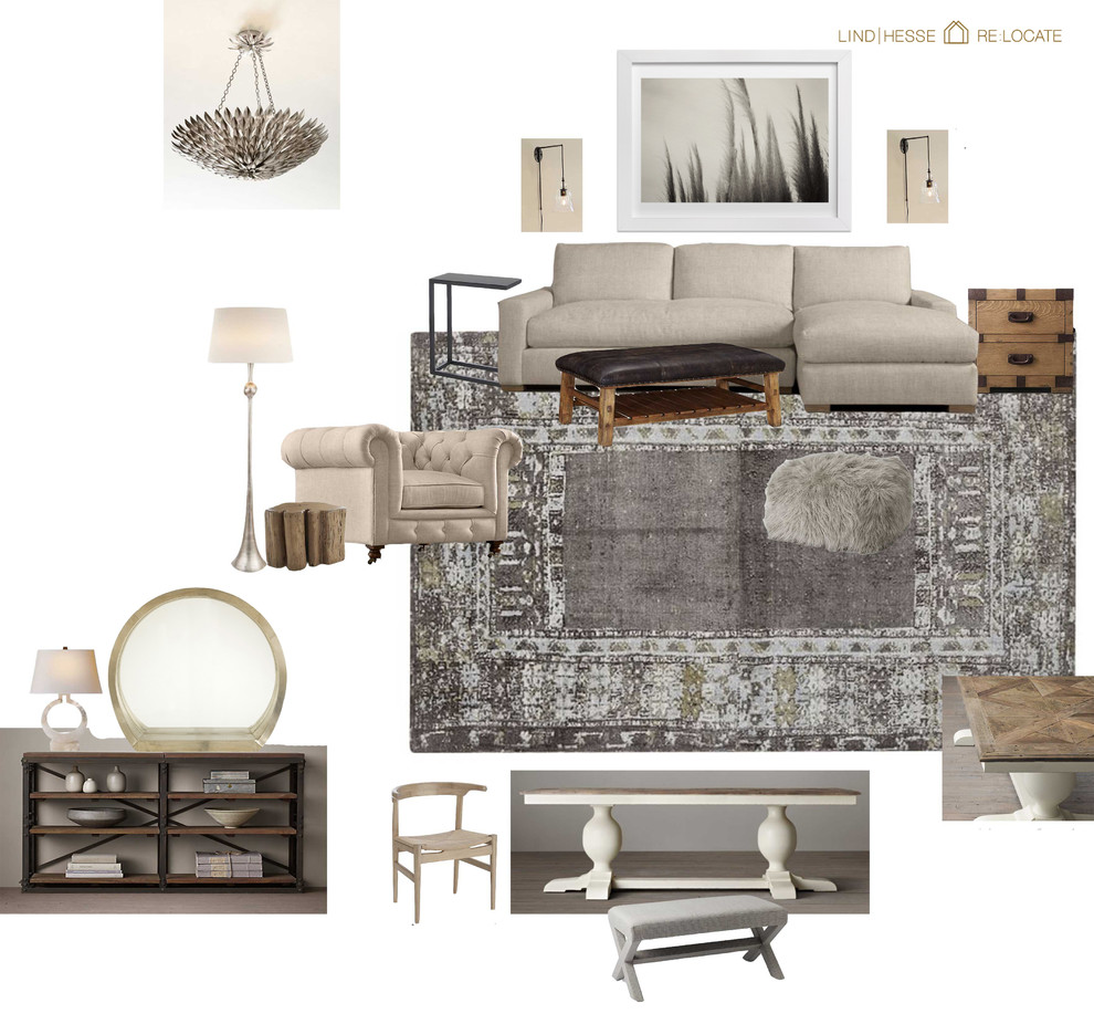 Inspiration for an eclectic home design remodel in Seattle