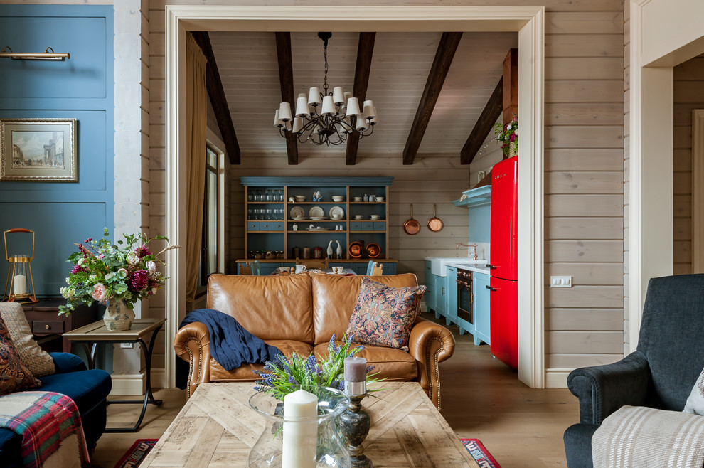 ДЕРЕВЯННЫЙ ДОМ В СТИЛЕ АНГЛИЙСКИЙ КАНТРИ.