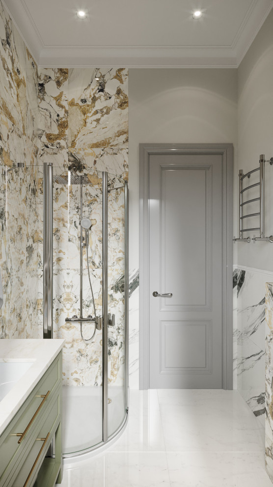 Дом  с яркими акцентами 120м