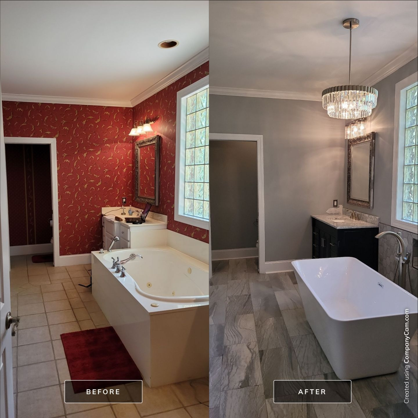 Example of a bathroom design in Other