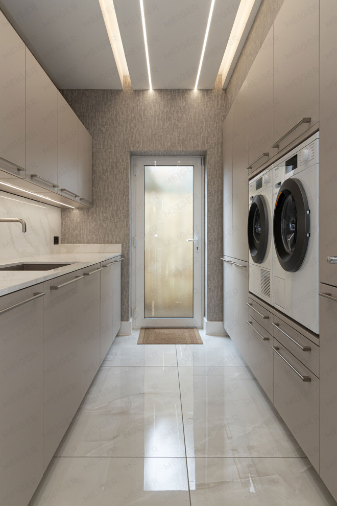 Photo of a modern laundry room in Other.