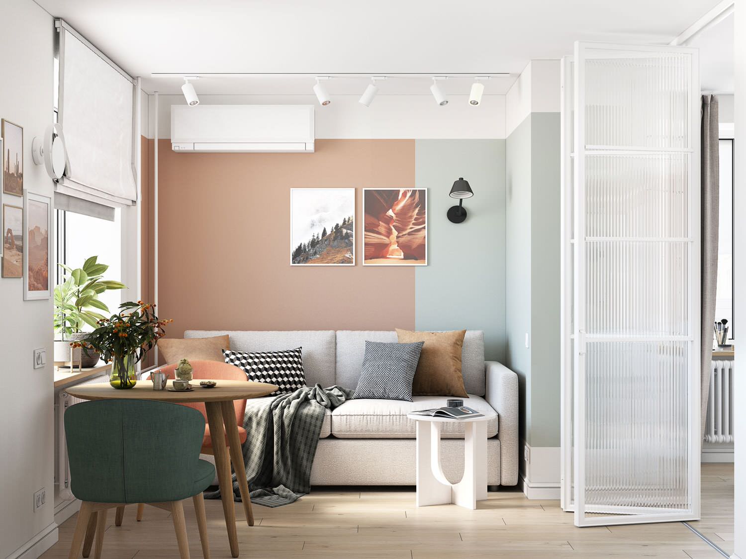 Дизайн однокомнатной квартиры 31 м2