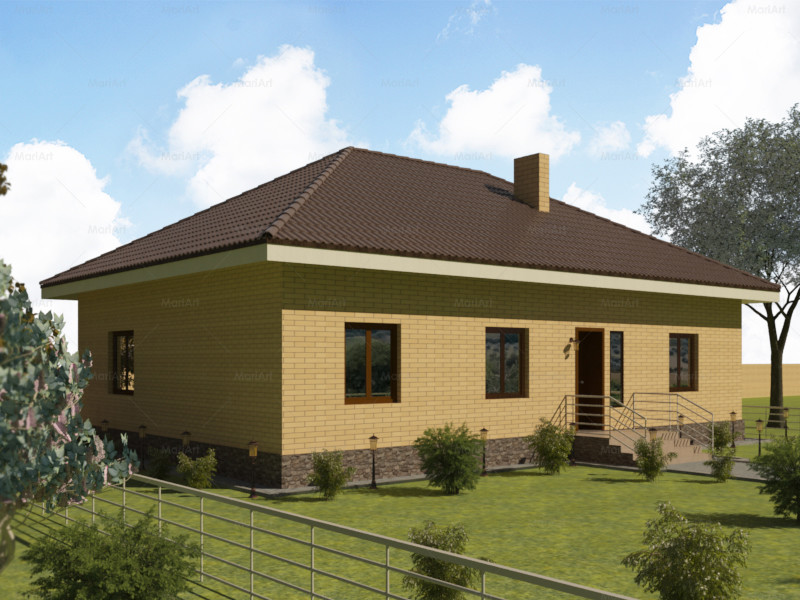 Дом площадью 137 м²