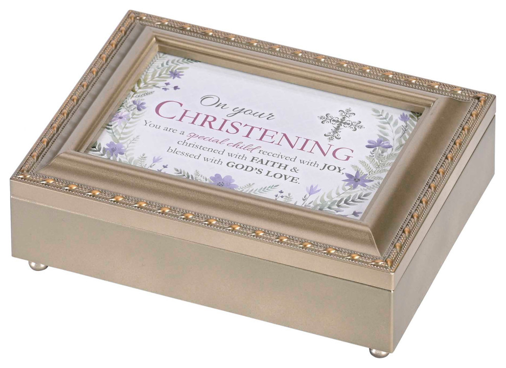 Music Box Christening Special Child Traditional Decorative Boxes