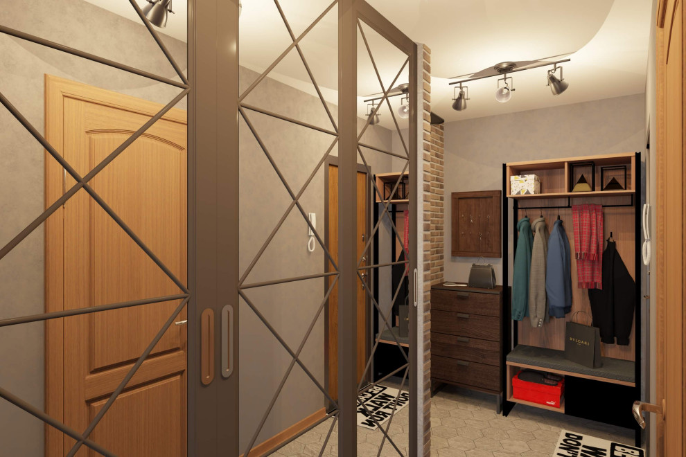 Трехкомнатная квартира 75м2 в стиле лофт, в доме серии П-3