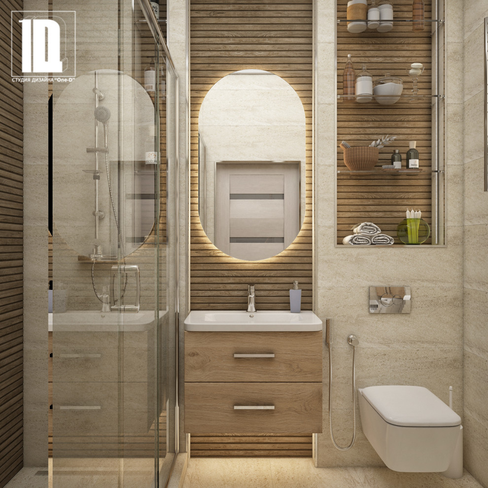 Дизайн-проект "Южное солнце" квартиры в ЖК Посейдон город Сочи 36 м2