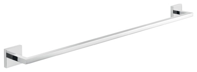 Contemporary Wall Mounted 25 Rectangular Towel Bar Modern Contemporary Wall Mounted 25 Rectangular Towel Bar Modern Bars