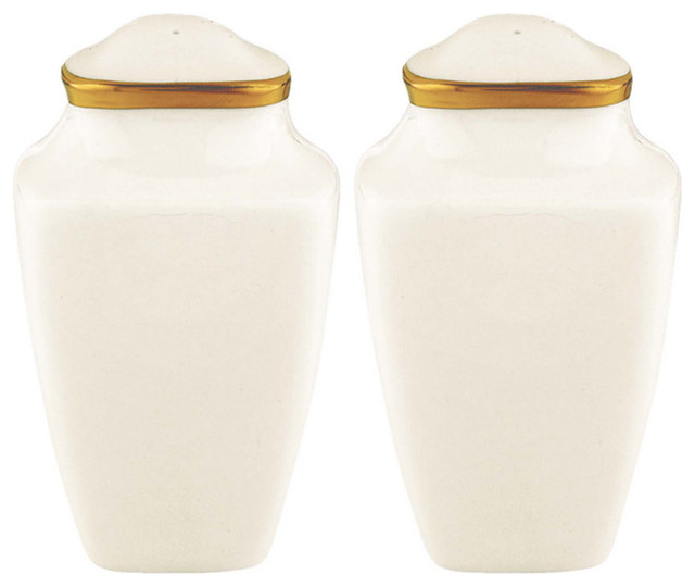 Lenox Eternal Square Salt and Pepper Set Contemporary Salt And Pepper Shakers And Mills by