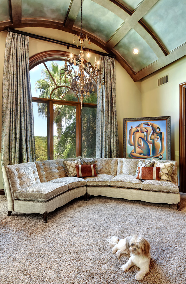 Inspiration for a transitional home design remodel in Austin
