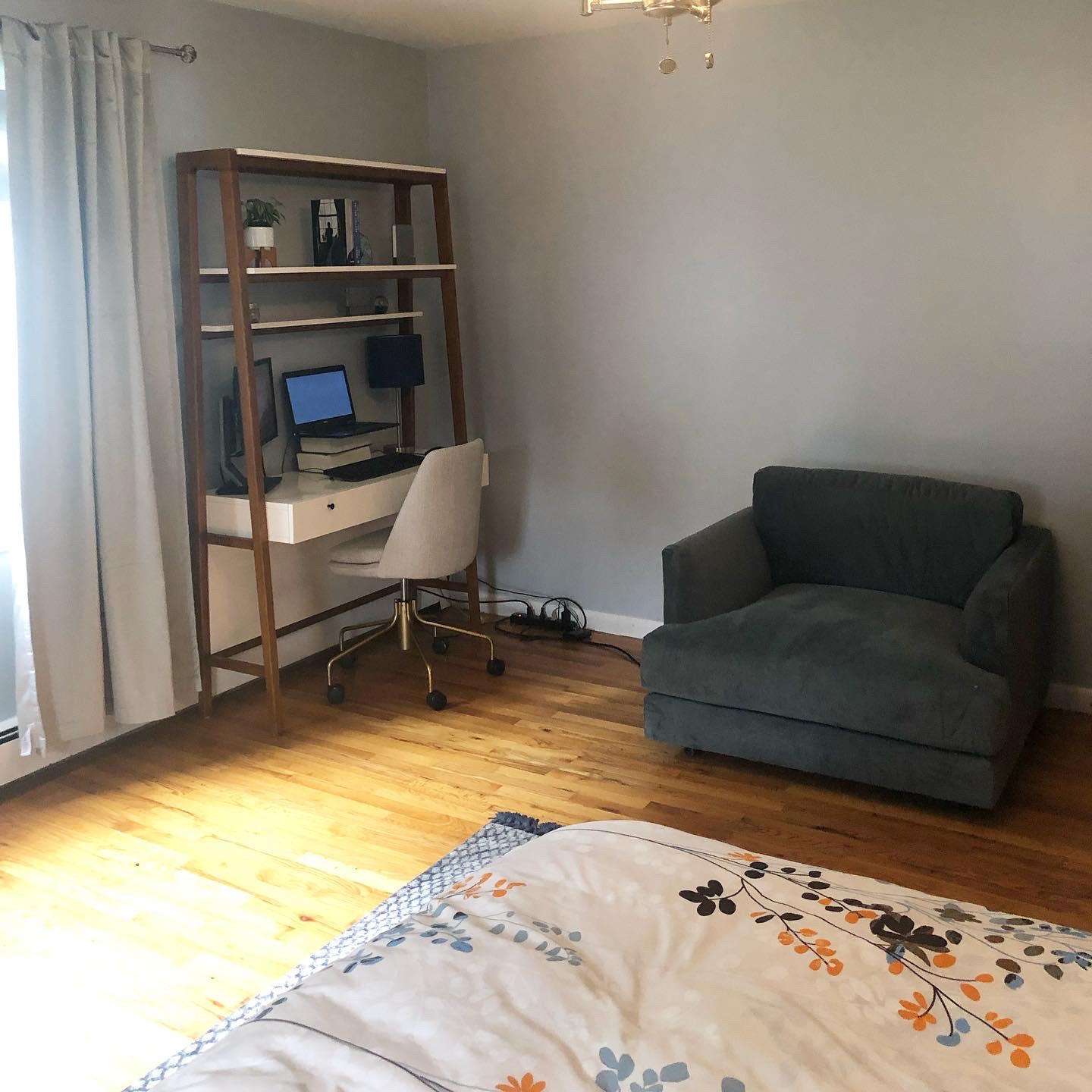 home office/primary bedroom