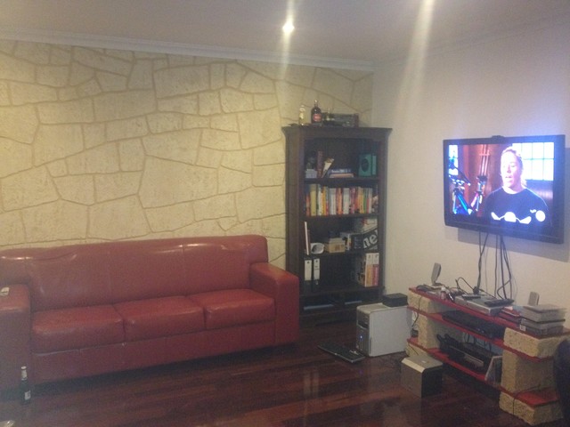 Internal Feature Wall contemporary-vardagsrum