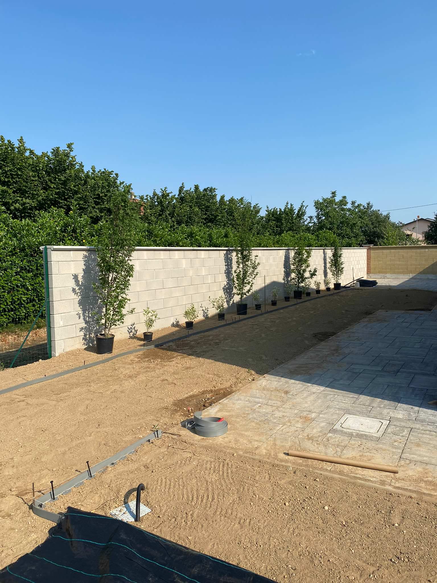 Realizzazione Giardino per villa moderna