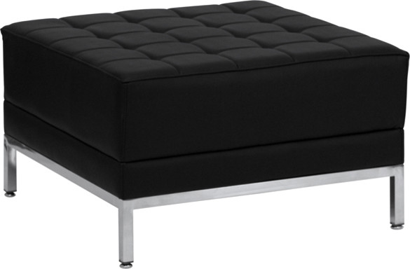 Flash Furniture Hercules Imagination Series Black Leather Ottoman Flash Furniture Hercules Imagination Series Black Leather Ottoman Contemporary Footstools And Ottomans By Gwg Outlet