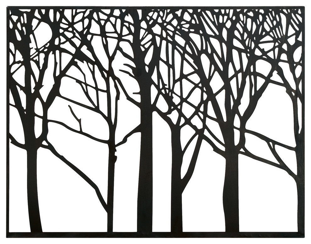 Modern Black Metal Wall Decor 74801 Rustic Metal Wall Art by GwG