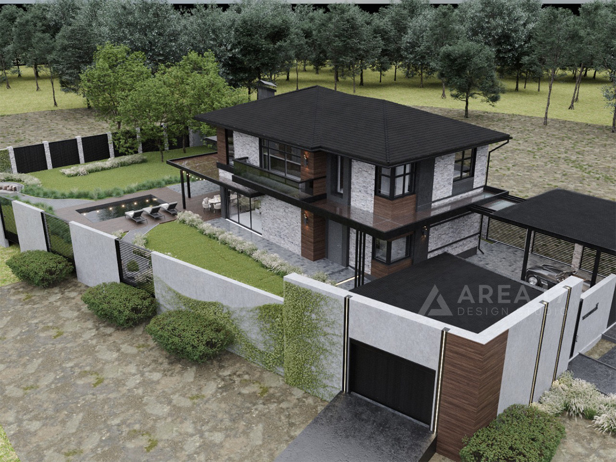 Эскизный проект дома, Весенняя