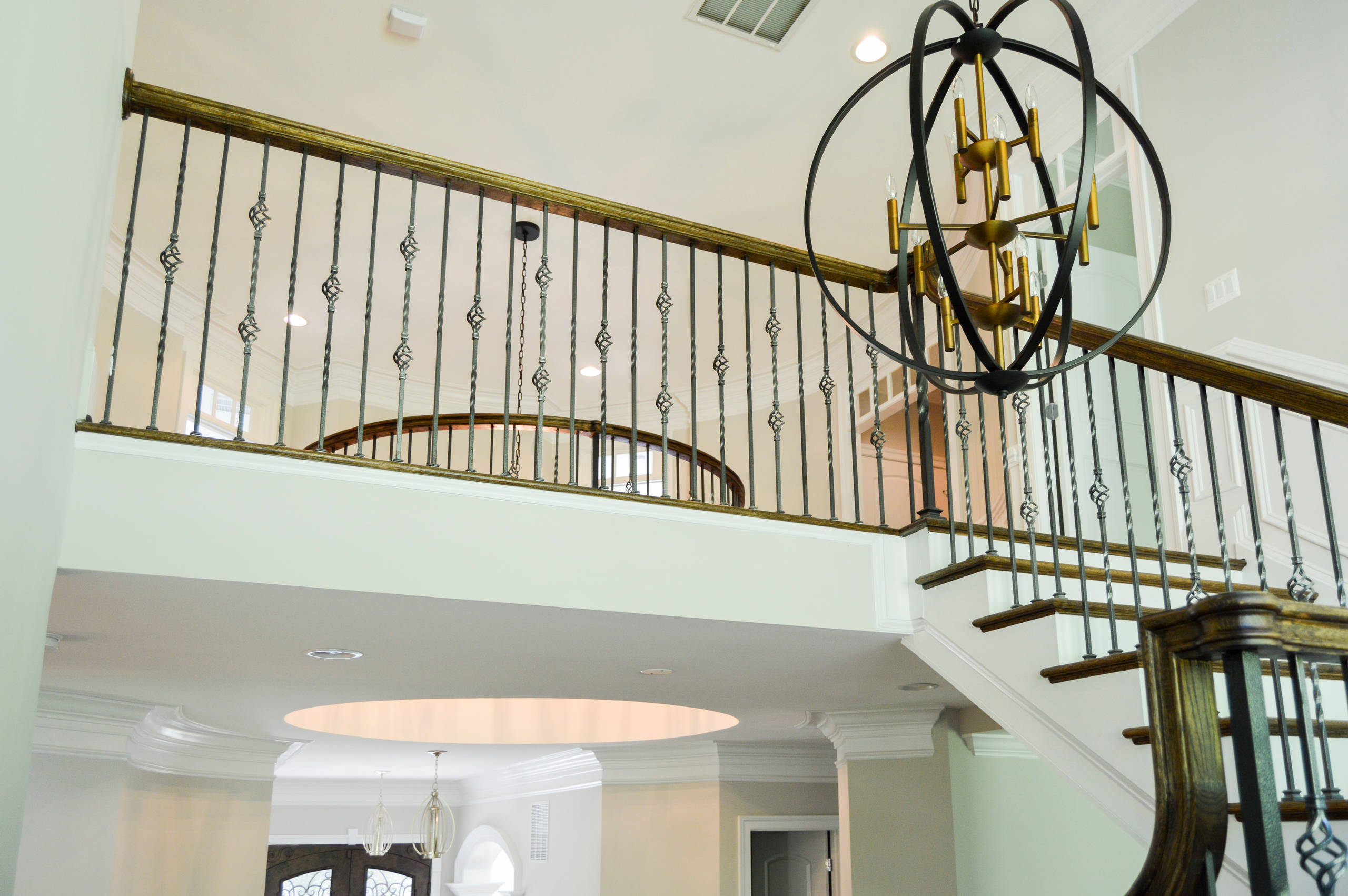 38_European Style Circular Balcony and Multi-level Staircase, Middleburg, VA 201