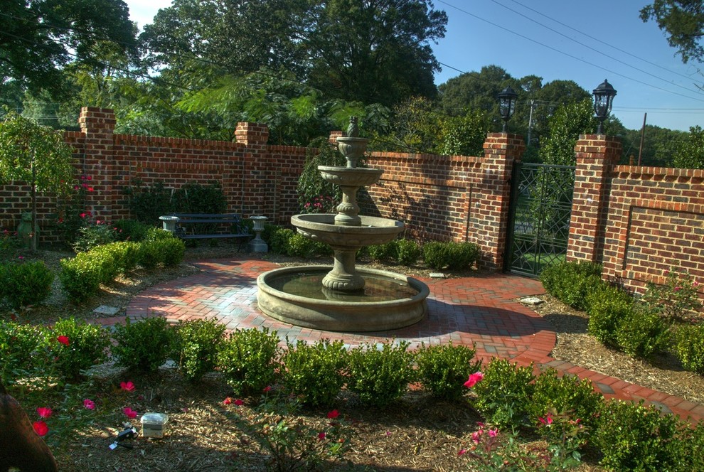 Transitional exterior home idea in Charlotte