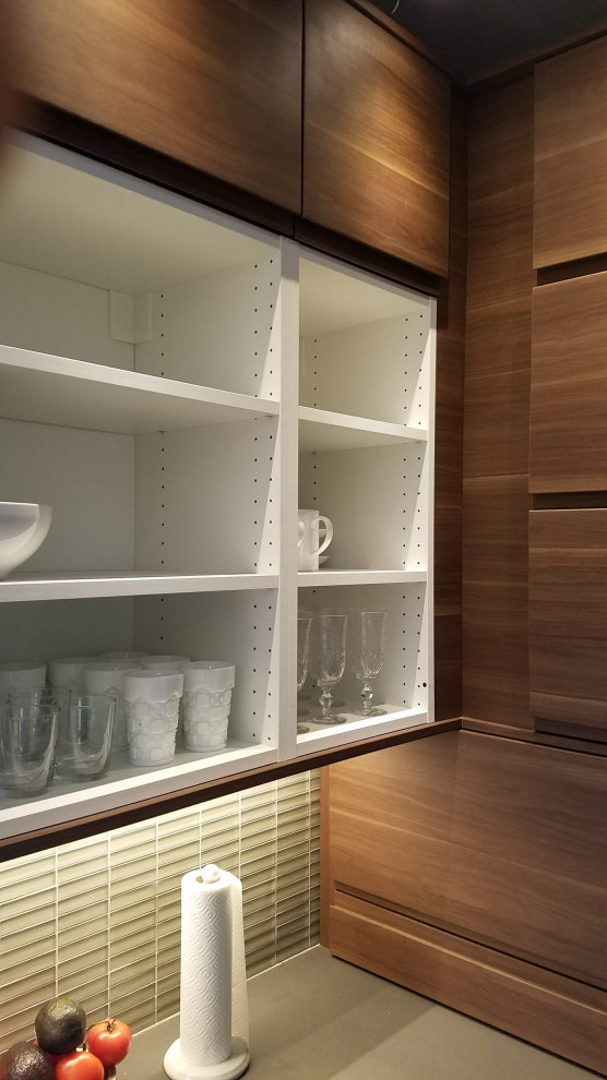 Contemporary Kitchen, Fireplace & Staircase Remodel