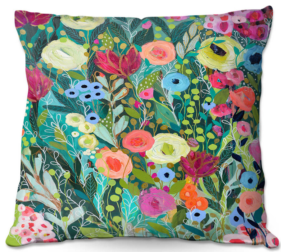 Into The Depths Outdoor Pillow, 16"x16"