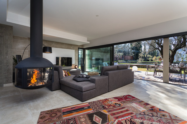 Maison d'architecte modern-games-room
