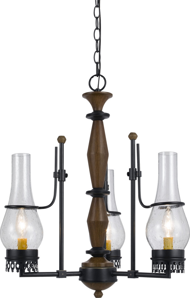 Trenton Chandelier Lamp - Clear, 3