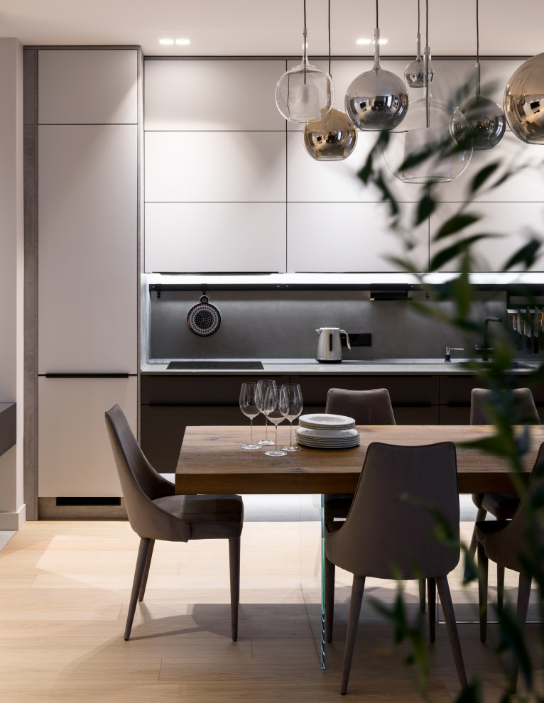 Частный интерьер в ЖK Бульварный, 2021 г