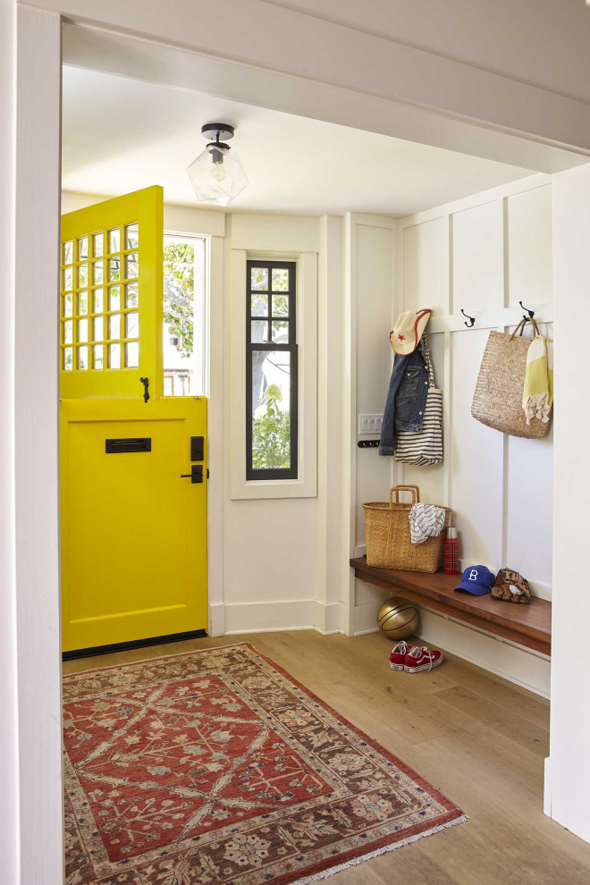 Inspiration for a transitional entryway remodel in San Francisco
