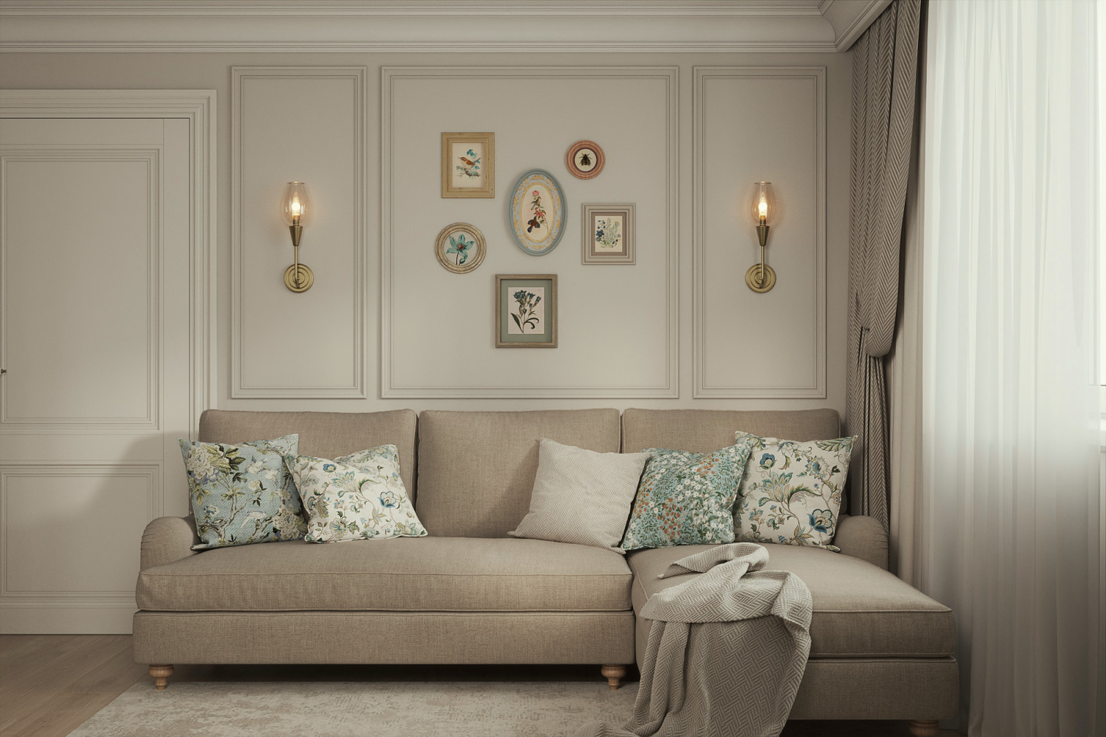 Дом в стиле прованс г. Бирюч (80 кв.м.)