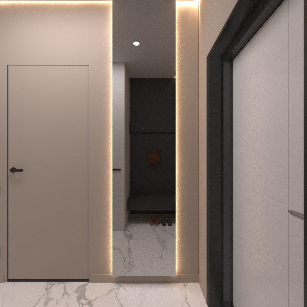 Новосибирск. ЖК Тихомиров. Эскизы + фото с реализации проекта.