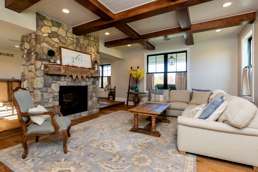 Country family room in Cedar Rapids.