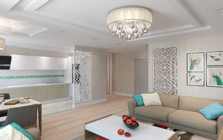 Кухня-гостиная Широтная