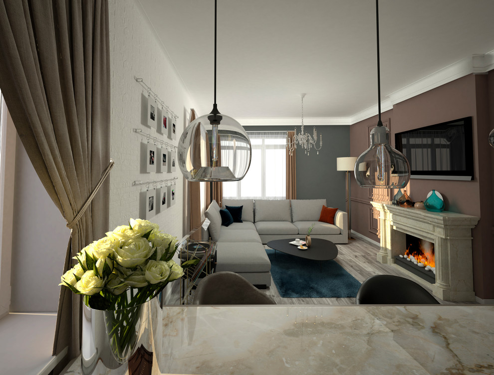 Американская неоклассика для взрослой семейной пары.