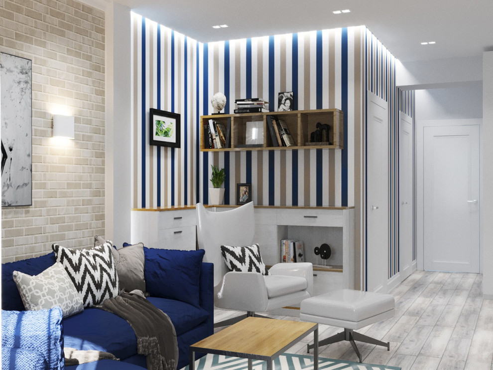 Дизайн квартиры для молодой семьи. Гостиная