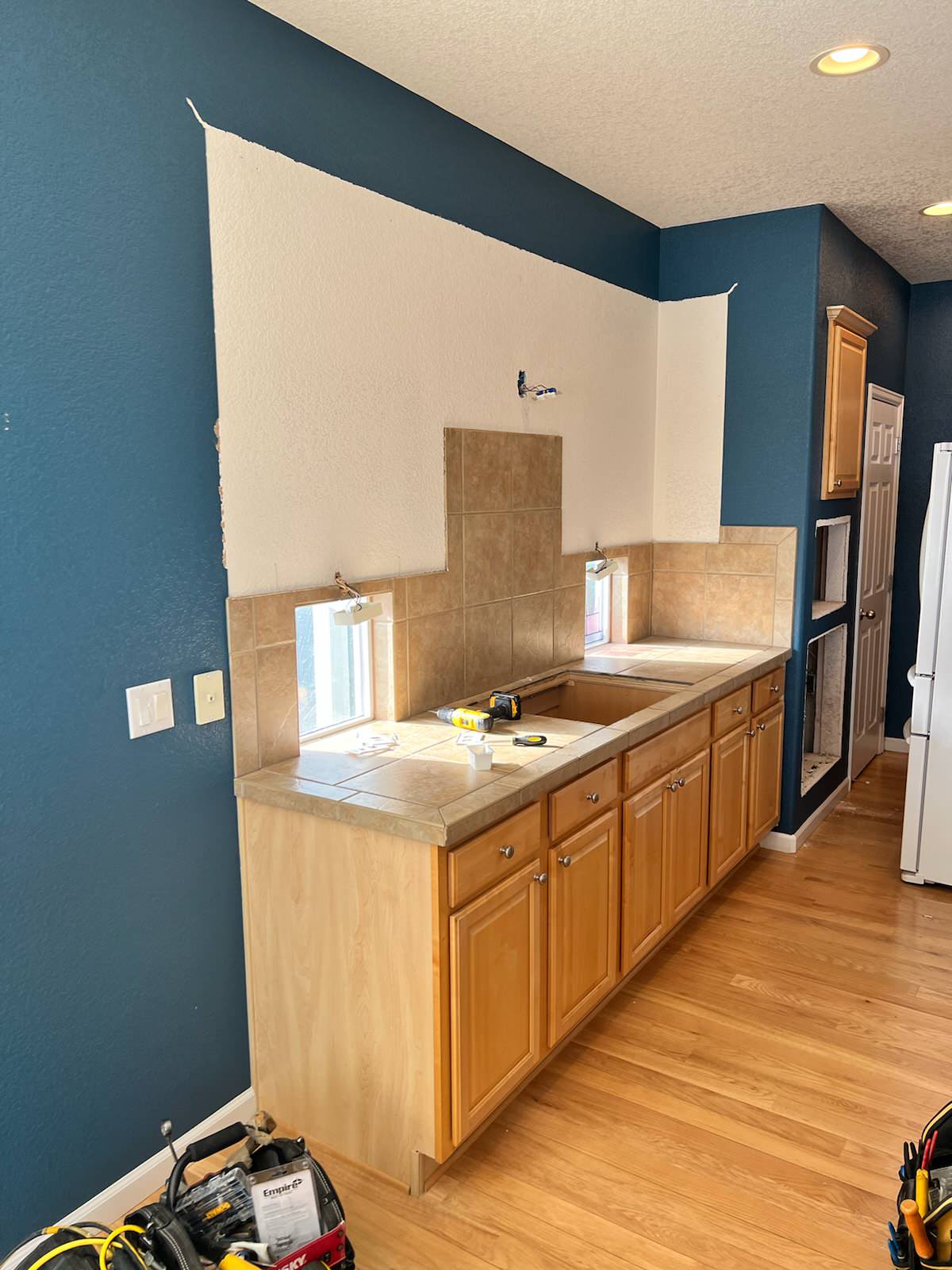 Before Appliance Relocation