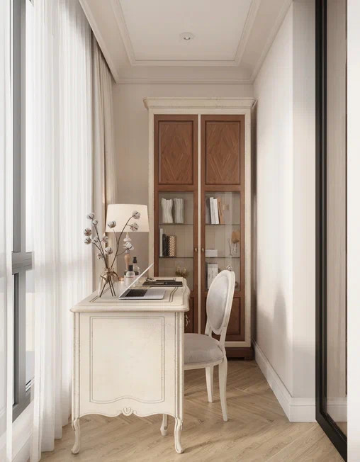 Светлая квартира 112,55 м² в современном стиле