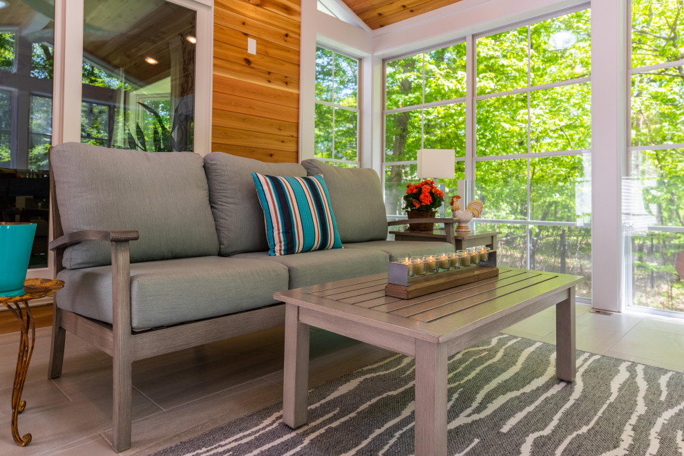Screen Room Addition - Modern - Sunroom - Minneapolis - by mackmiller ...