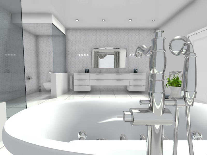 Bathroom - transitional bathroom idea